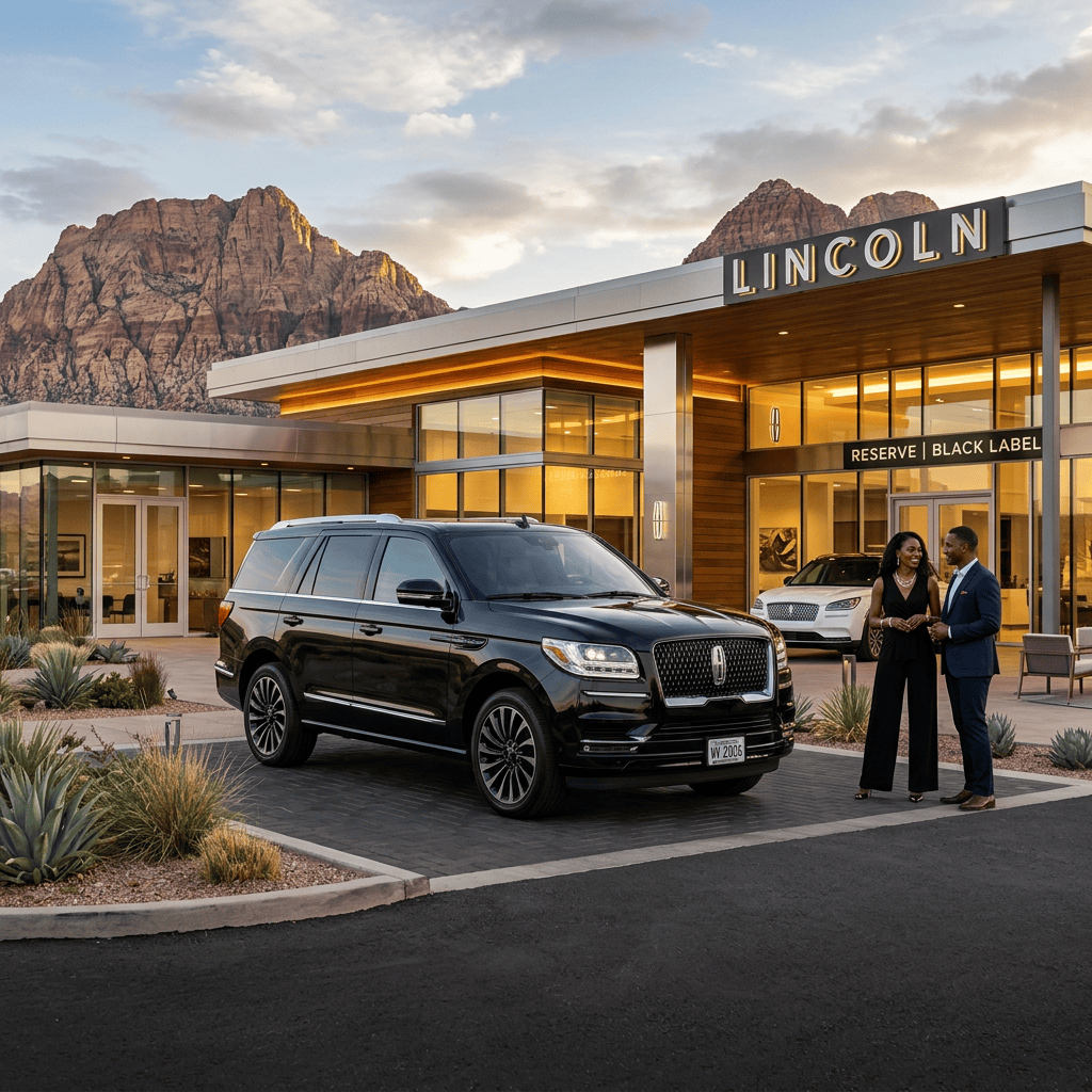 Black 2026 Lincoln Navigator near Red Rock Canyon